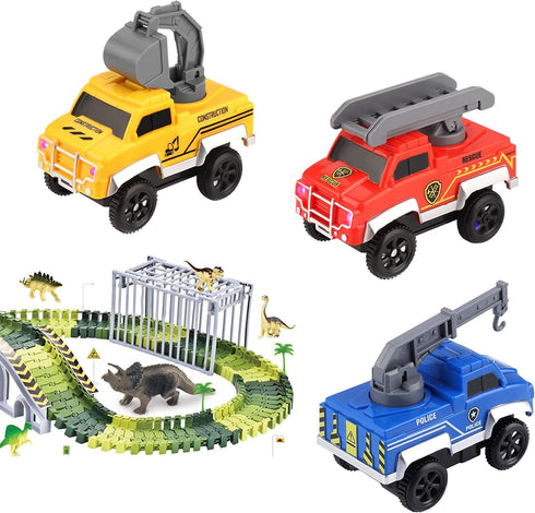Tracks Cars Replacement - Toy Cars for Magic Tracks, Glow in the Dark Racing Car Track Accessories