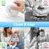 RVDU 2-in-1 3 Trimmer Electric Nail Clipper, Baby Nail Clipper with File & Speed Gears, Baby Nail Electric with LED