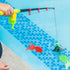 TOYANDONA Tub Toys Bathing Set, Cartoon Bathtub with Fishing Water and Fish Pool Essentials for Kids