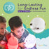 Lumipets Remote Control Silicone Night Light for Kids - Cat Design with 9 Soft Colors & Sleep Timer