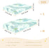 Dragonflies489 Blueangle Fitted Crib Sheet Standard Baby Crib Toddler Mattress - Cotton Soft Breathable Crib Sheets
