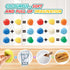 Sets 37 Dinosaur Color Dough Toys, Pieces Dino Theme Color Dough Tools Accessories with Volcano and Fossils for Boys