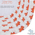 Mama's Baby - Muslin Burp Cloths Sets for Unisex 100% Cotton Hand Washcloths for Babies, Baby Essentials Perfect for Newborn Baby Burping Cloths/Burp Bibs (Orange Hippo, 4-Pack, 20" X10")