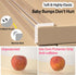 2mm 2.6in 13FT, ZOMPAGO Clear Acrylic Edge Protector Tape, Thick x x Self Adhesive Transparent Bumper Strip for Table