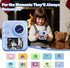 QDH 1080P 3 32GB 3-12, Instant Print Camera for Kids, Video Camera with Print Rolls, Card & Cute Cover, Gift for Girls