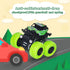 LONANDY 4 Pack Monster Truck Toys - Friction Powered Push and Go Toy Cars, Stunt Toy Vehicles for Kids Ages 3+