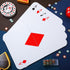 4 Pcs Jumbo Playing Cards - 2.62 ft Tall Giant Deck of Cards for Oversized Casino Theme Party Decorations
