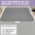 2000ml 33" 27", Lynmark Toddler Potty Training Bed Pads - Soft Waterproof Bedwetting Pee Protector Mat for Kids