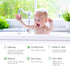 SoCal Suds & Company 2-in-1 Organic Foaming Shampoo & Body Wash, Gentle Baby Wash for Sensitive Skin, Lavender, 6oz