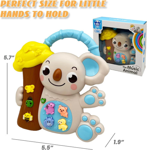 PYYCZA 1 1-3, 1 Musical Toys for Year Old Boys and Girls, Baby Light Up Piano Keyboard Musical Toys for Toddlers Early