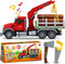 Timber Log Truck Toys for Boys - Logging Trucks for Toddlers -