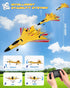 F22 2 2.4GHz ANTSIR Raptor RC Airplane, Durable Foam Remote Control Jet with Gyro & LED Lights, Rechargeable Batteries