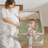 lulumoon Baby Bassinet Sheets Muslin: Cotton Bedside Bassinet Sheets Floral for Girls - Fitted for Bedside Sleeper
