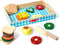 Melissa & Doug Wooden Sandwich-Making Pretend Play Food Set