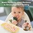 Haakaa Silicone Nibble Freezer Tray, Breastmilk Teething Popsicle Mold, Baby Food Maker, Ice Cube Tray, BPA Free Banana