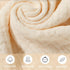 Loveys for Babies, 2 Pack Organic Cotton Muslin with Snap Closure, Newborn Baby Lovey Security Blankets