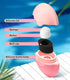Sunscreen Applicator for Kids, Roll on Sponge Applicator for Sunscreen, Sunblock Buddy Brush Set, Pink