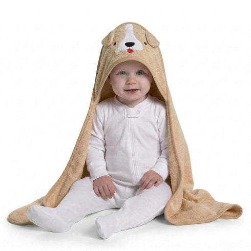 Delta Children Baby/Infant Hooded Bath Towel - Super Soft and Absorbent- Newborn