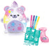 Set Canal Toys Airbrush Plush Kawaii Squish Bear: Includes Plush Bear, Airbrush and Stick on Stencils; Color and wash