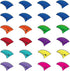 FEPITO Pin The Fin on The Shark Game, 24 Pcs Fins for Shark Birthday Party Decoration Supplies