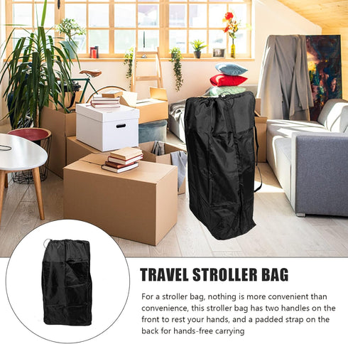 Toddmomy Stroller Travel Bag, Car Seat Gate Check Bag with Shoulder Straps for Airplane Travel