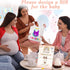 50 DIY Baby Bibs Set, Includes 25 White Feeder Bibs, Blank Baby Bibs, 24 Fabric Markers