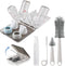 Baby Bottle Brush,6 in 1 Bottle Cleaner Brush Kit with Extendable Silicone