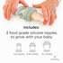 Forage Feeder, Soothing Silicone Frozen Baby Food Teething Toy, BPA, PVC & Phthalate Free - Fern