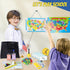 Gifts2U Sets Pretend Play School for Kids - With Teacher Bag, Whiteboard, Learning Clock, Educational Posters