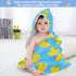 Nesatuwa Girl,30x30 Inch Yellow Rubber Ducks Baby Hooded Towel,Soft Absorbent Muslin Cotton Baby Bath Towels for Boy