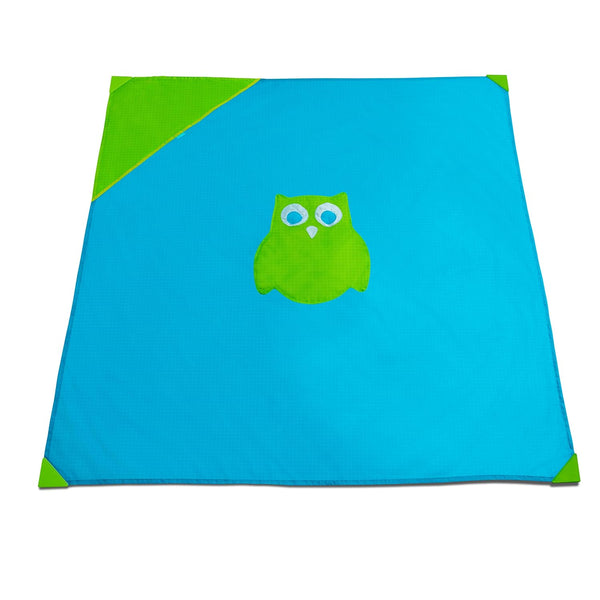 Munchkin Brica Go Play Portable Baby Travel Playmat, 58 x 58, Blue/Green