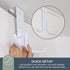 50lb Dreambaby StrollAway Over The Door Baby Stroller Hanger Heavy Duty Metal Hook Organizer with Load Capacity