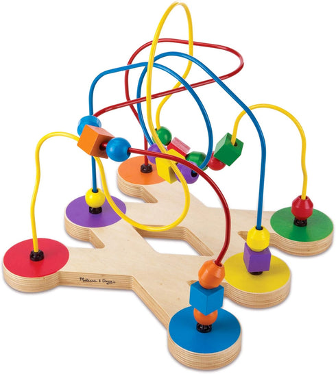 Melissa & Doug Wooden Educational Toy - Classic Bead Maze