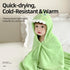 BESVIP 31X47 2-Pack Set Toddler Hooded Bath Towel Unisex Baby Bath Towels Absorbent Soft Boys Girls Bath Towel Bathrobe