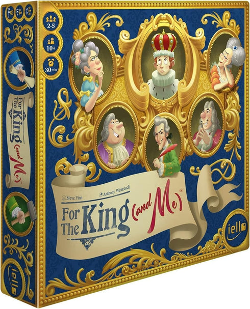 IELLO for The King (and Me) Strategy Board Game, Comical Theme, Auction & Collection Mechanics, Ages 10+