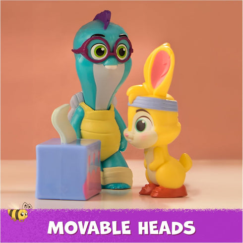 Sniffle & Snuggle Pack with Zig Zag & Tidbit Action Figures, Tissue Box Accessory, Kids Toys Ages 3 and up