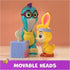 Sniffle & Snuggle Pack with Zig Zag & Tidbit Action Figures, Tissue Box Accessory, Kids Toys Ages 3 and up