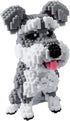 Schnauzer Dog 7100 Piece Micro Building Blocks Set for Teens & Adults
