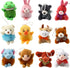 32 Piece Mini Plush Animal Toy Set, Cute Small Animals Plush Keychain Decoration for Themed Parties, Kindergarten Gift,