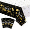 Tatuo 3 Pieces Gold We Will Miss You Tablecloth Going Away Party Decorations, Disposable Plastic Table Cover for
