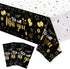 Tatuo 3 Pieces Gold We Will Miss You Tablecloth Going Away Party Decorations, Disposable Plastic Table Cover for