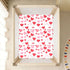 miaozhen 1 Pack 52x28 Cotton Baby Crib Sheets for Boys Girls Soft Stretchy You are Mine Valentines Unisex Child Crib
