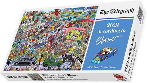 Daily Telegraph British Newspaper Take On World Events 2021 - 1000 Piece Jigsaw Puzzle