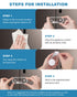Child Safety Cabinet Locks, 10 Pack Baby Proofing Locks for Cabinets and Refrigerators