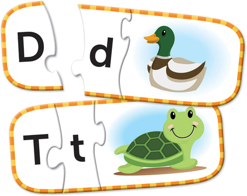 Learning Resources - Alphabet Puzzle Cards - Kindergarten Readiness, Self-Correcting Puzzles, Ages 4+