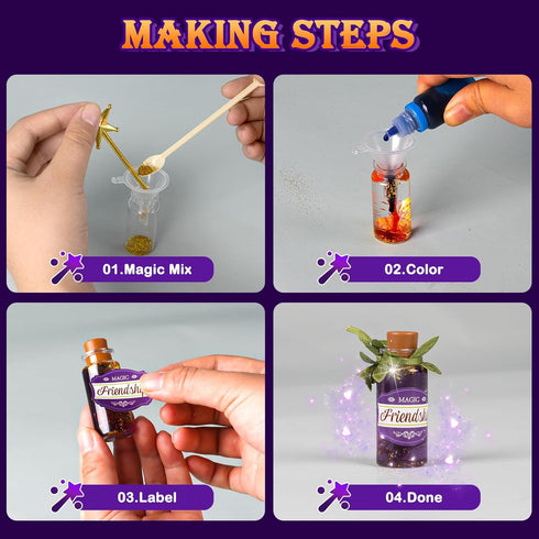 GORISPI 22 6 7 8 9 10 12+ Magic Potion Kit for Girls - Fairy Potions Kit Potions Magic Mix Kit for Kids Years Mystery