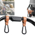DEIHAALEN 4 Mommy Pcs Leather Stroller Hook, Stroller Clip, Stroller Accessories Organizer Hook, Metal Hook