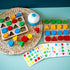 Shape Matching Game, Color Sensory Educational Toy, Geometric Quick Matching Board Game for Kids