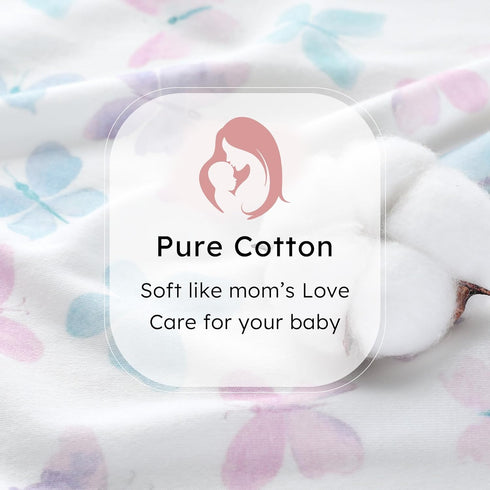 6-12 100% 0.5 1 Pack Baby Sleep Sack months, Cotton Sleep Sack for Newborn, Wearable Blanket Baby, Tog Lightweight