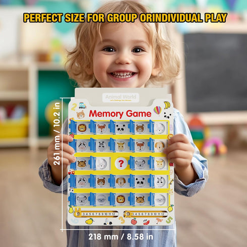 GEMKARRY 3 4 5 6 7 8 4-6, Matching Memory Game for Kids Age Year Old, Travel Toy for Boys Girls, Board Games for Road